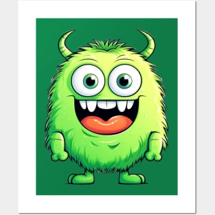 Cartoon Monster Posters and Art